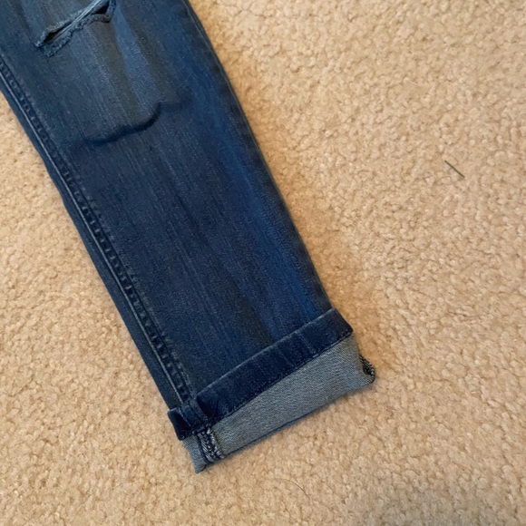 Boutique Distressed Maternity Jeans - Picture 6 of 12
